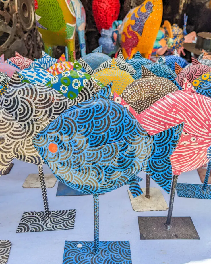 Metal fish art Essaouira