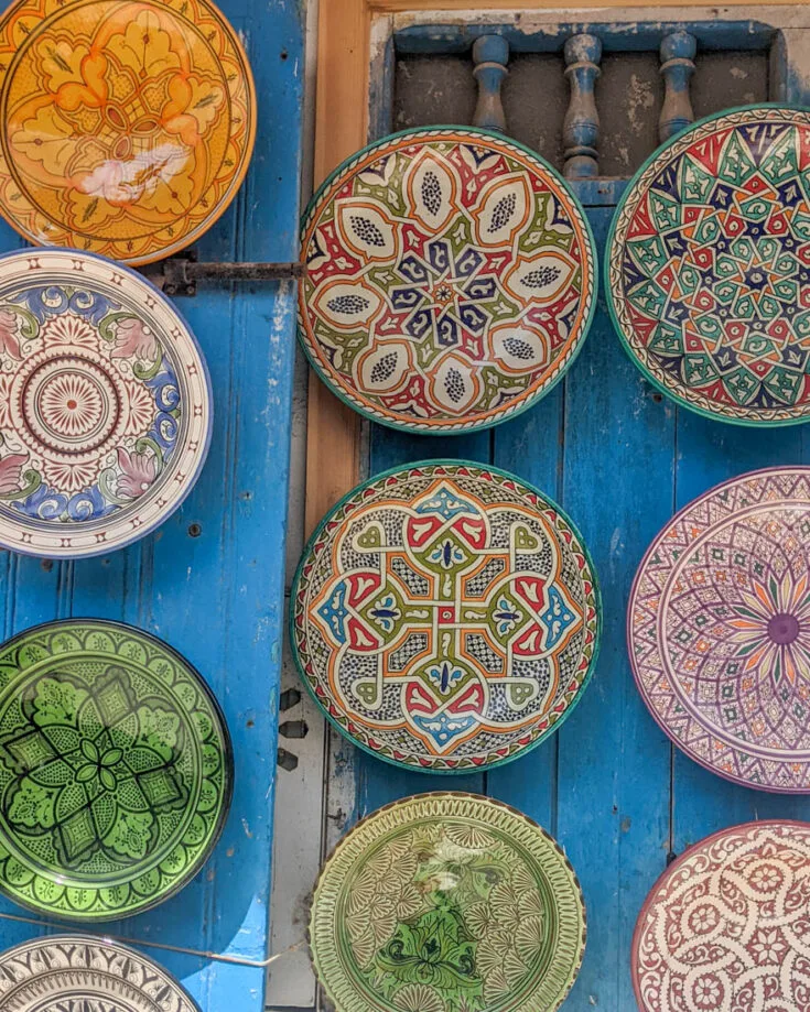 Traditional plates Essaouira
