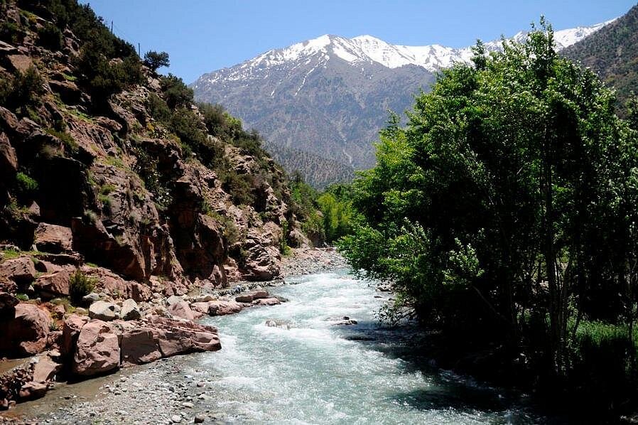 Ourika River and Atlas foothills