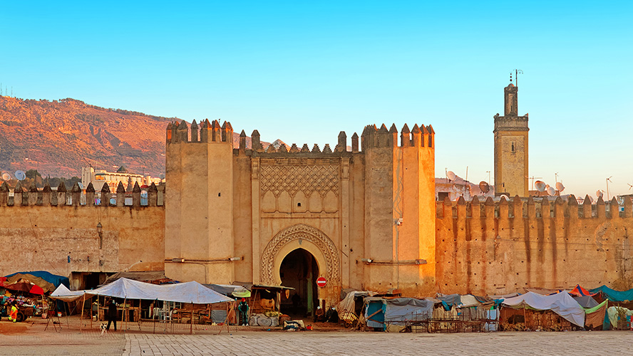 Ancient kasbah gateway on the 12-day Morocco discovery journey