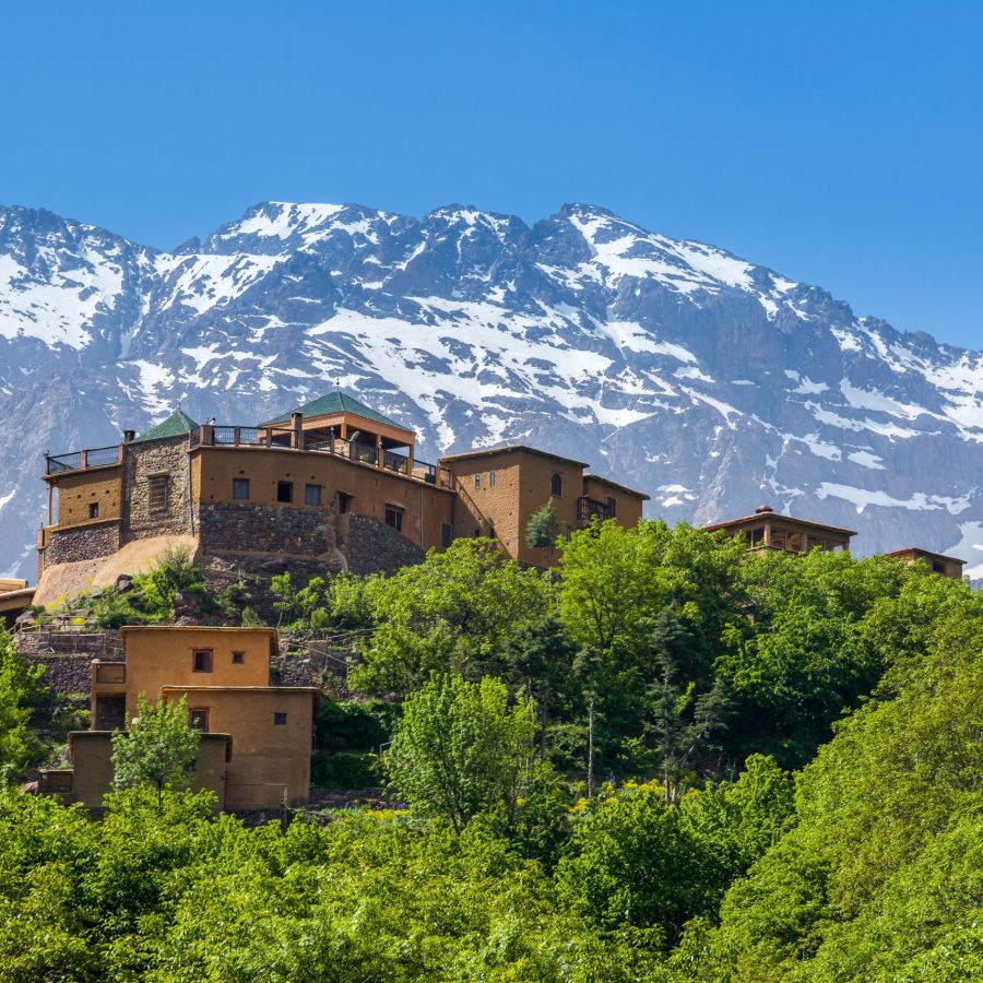 Kasbah du Toubkal, Imlil in the Atlas Mountains (Morocco)